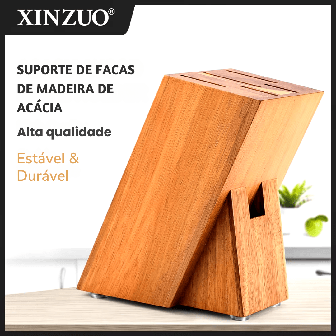 Suporte de Facas XINZUO Acacia Elegance